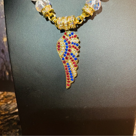 🪽Fabulous Kirk’s Folly Red, White, & Blue Angel Wing Magnetic Enhancer! - Picture 6 of 13